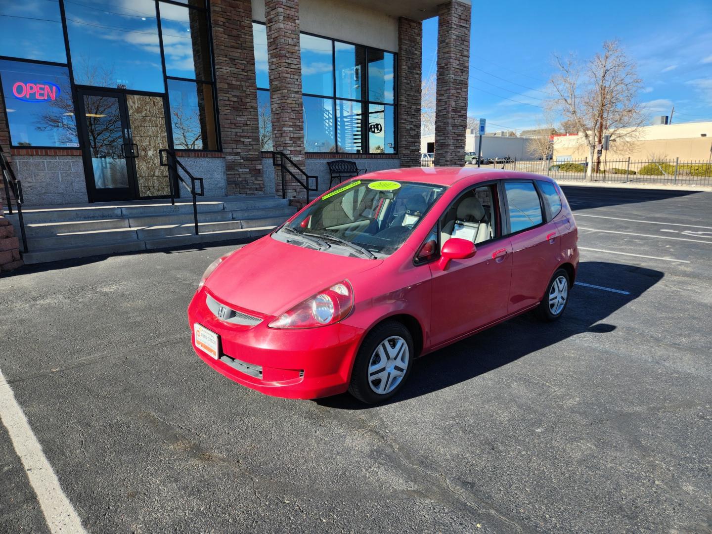 2007 HONDA FIT 5-SPEED MT (JHMGD37427S) with an 1.5L L4 SOHC 16V engine, located at 8595 Washington St., Thornton, CO, 80229, (303) 287-5511, 39.852348, -104.978447 - Photo#1